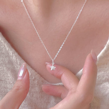 Silver Star Necklace