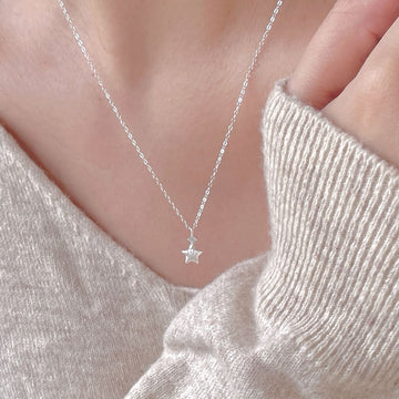 Silver Star Necklace